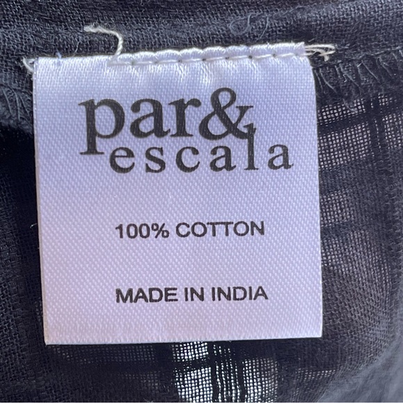 Par & Escala Black Maxi Dress Size M/L - Picture 12 of 13